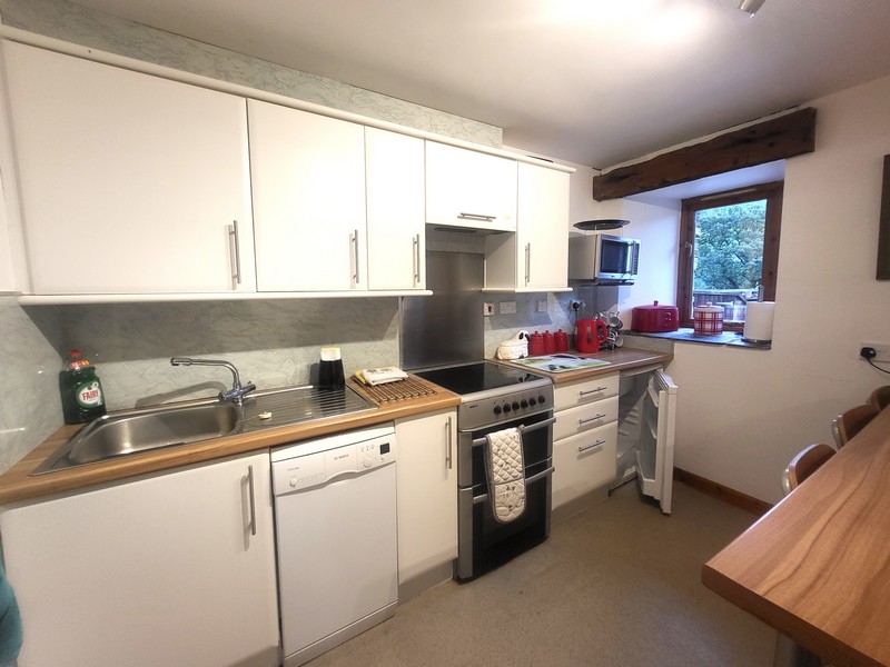 Kitchen in bunkhouse